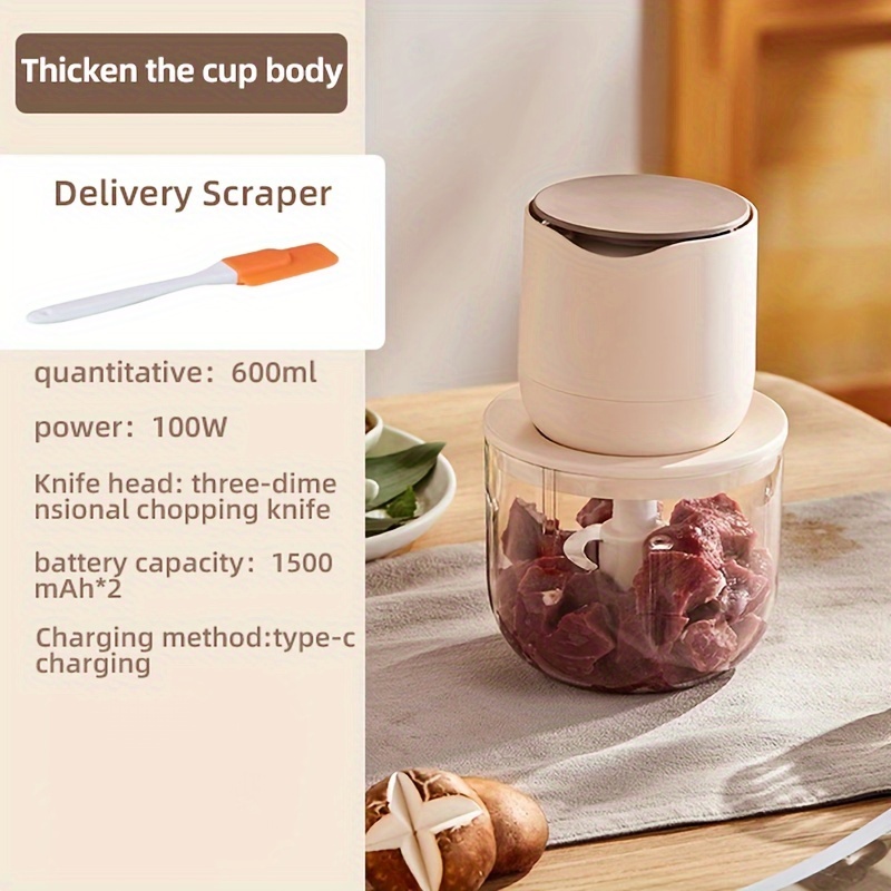 MOCCA HOUSE Wireless Meat Grinder with USB Charging, 20.29oz Large... product image 8