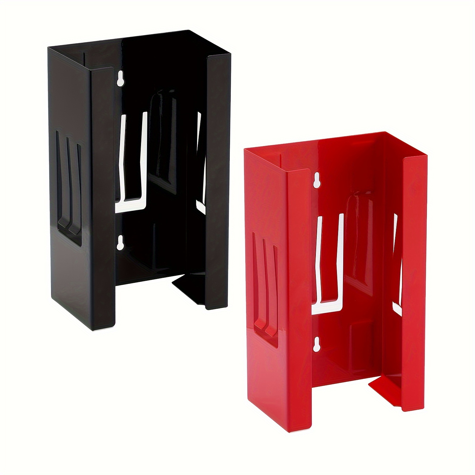 TEMU 2pcs Magnetic Glove/tissue Dispenser, , 8lbs Capacity, Glove Dispenser Wall Mount, Glove Box Holder, Glove Holder For Wall Mount, Magnetic Glove