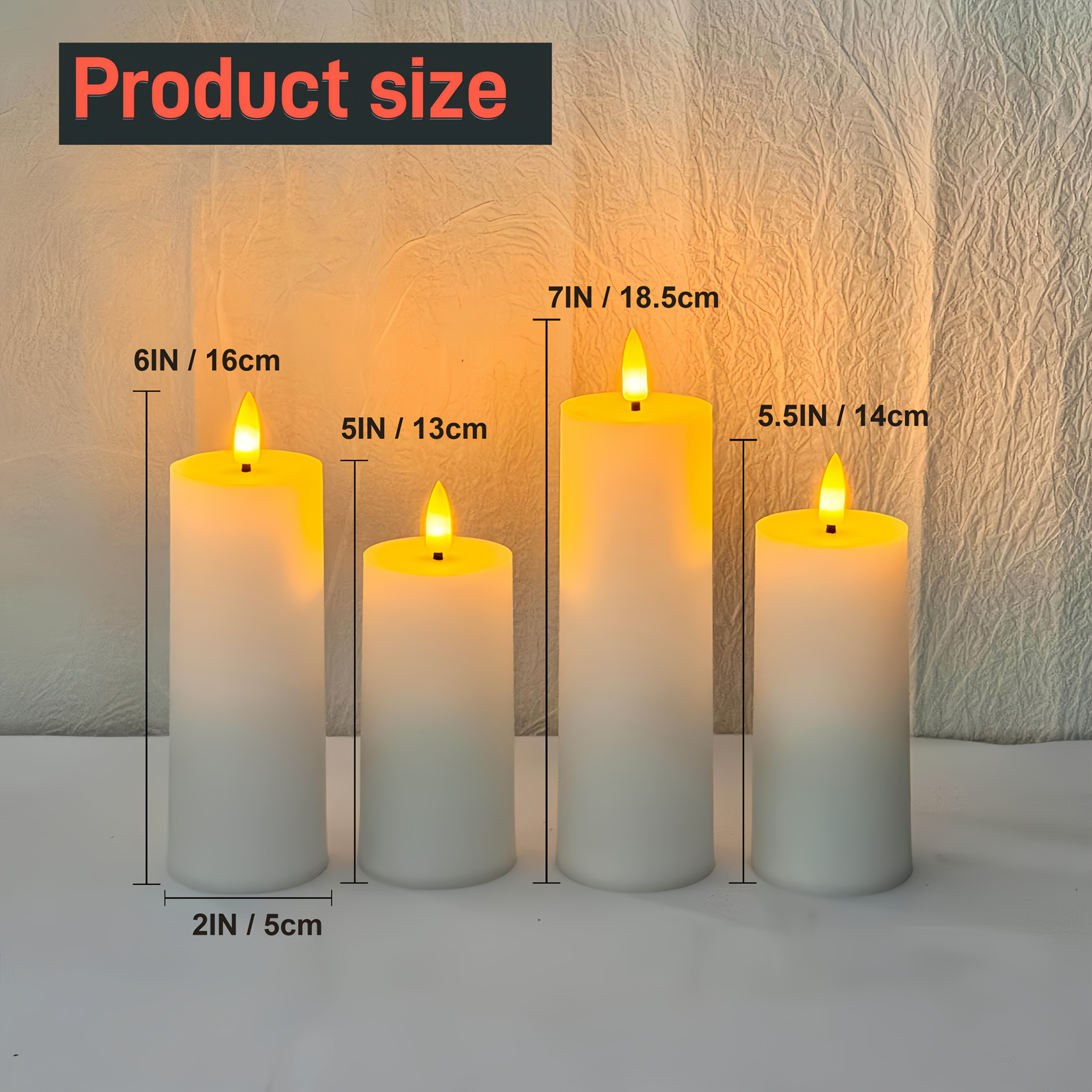 4-pack flamfria led-ljus med 1 fjärrkontroll, realistisk fladdrande låga för heminredning, bordsprydnad, halloween-dekor, juldekor noodpakket