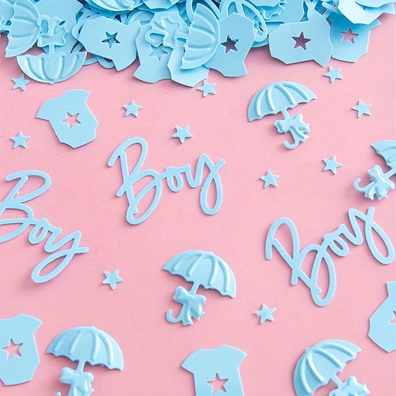 Shower Confetti, Shower Gender Revealing Party Decoration Supplies, Birthday Party Confetti
