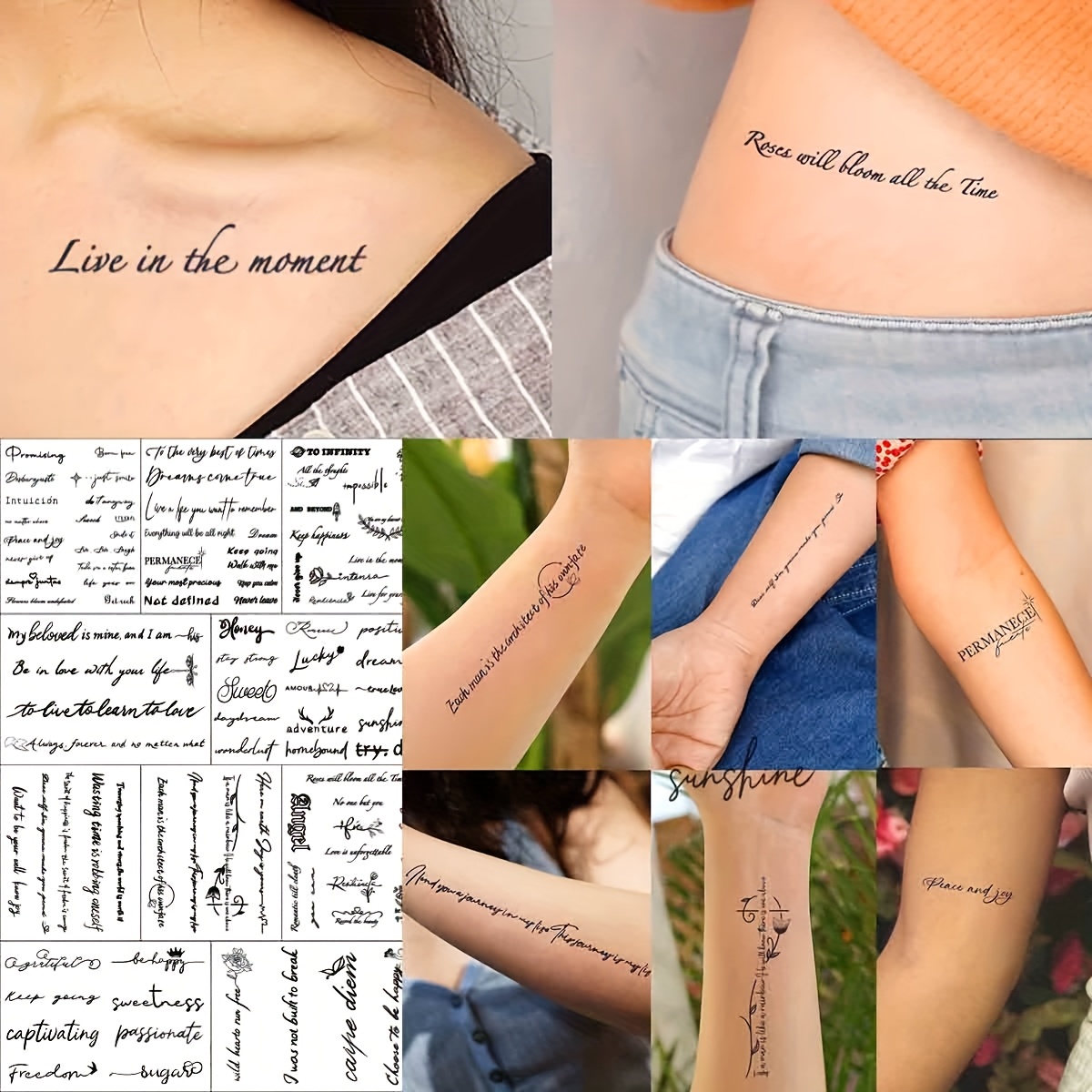 Fine Line Simple Inspirational Quote, image size:1200x1200