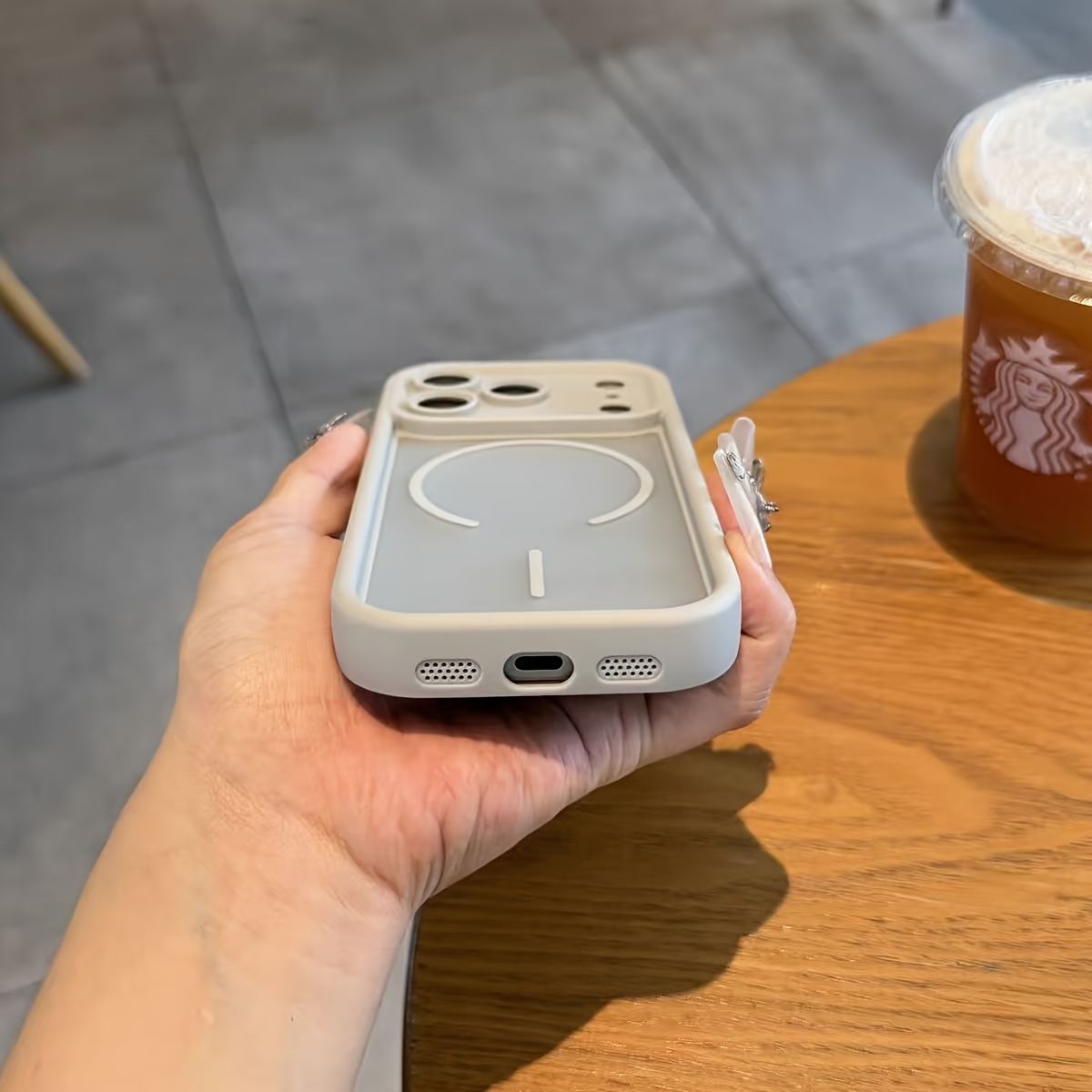 premium matte transparent magsafe phone case suitable for iphone 17, air 16, 15, 14, 13 pro max,  , and 11, featuring a magnetic shockproof bumper. Product details 3