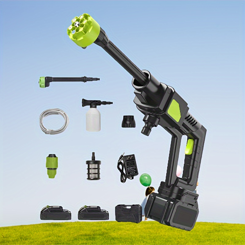 

Cleaning , - , Portable Cleaning , Portable , Watering , Suitable For , , , Homes, , 2 Batteries And 6-in-1 Nozzle