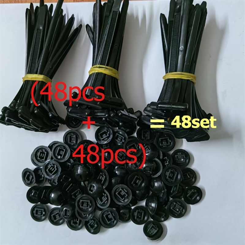 TEMU Hebilla Universal de Nylon para , Autoblocantes de Resistencia, Hebilla Multifuncional para Reparaciones en Coches, Hogar, Oficina, Jardín y