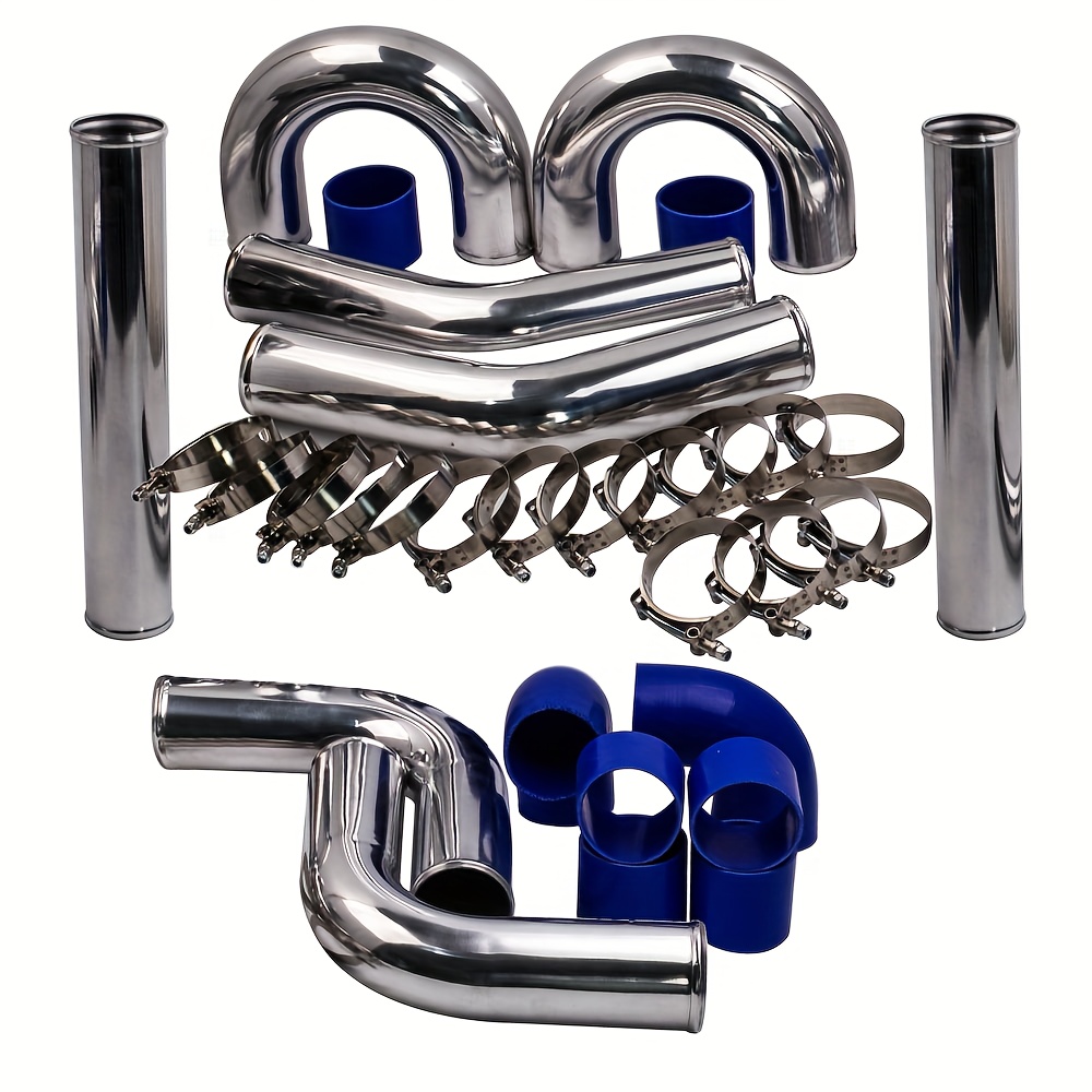TEMU Kit de tuyau d'intermédiaire turbo universel, d'air 3 pouces 76 mm, tuyau en silicone