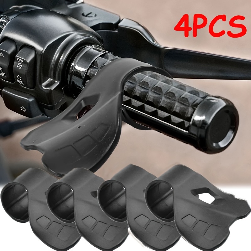 

4pcs Motorcycle Grip Accelerator Aid - Effortless Throttle Control & Cruise Assist, Durable Abs Material Motorcycle Handlebar Grips Handlebar Grips For Motorcycle