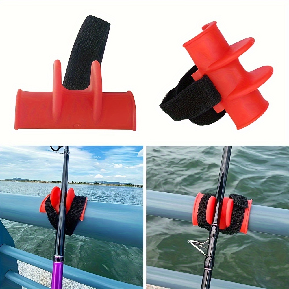 1pc Portable Fishing Rod Clip Lightweight Boat Fishing U-Type