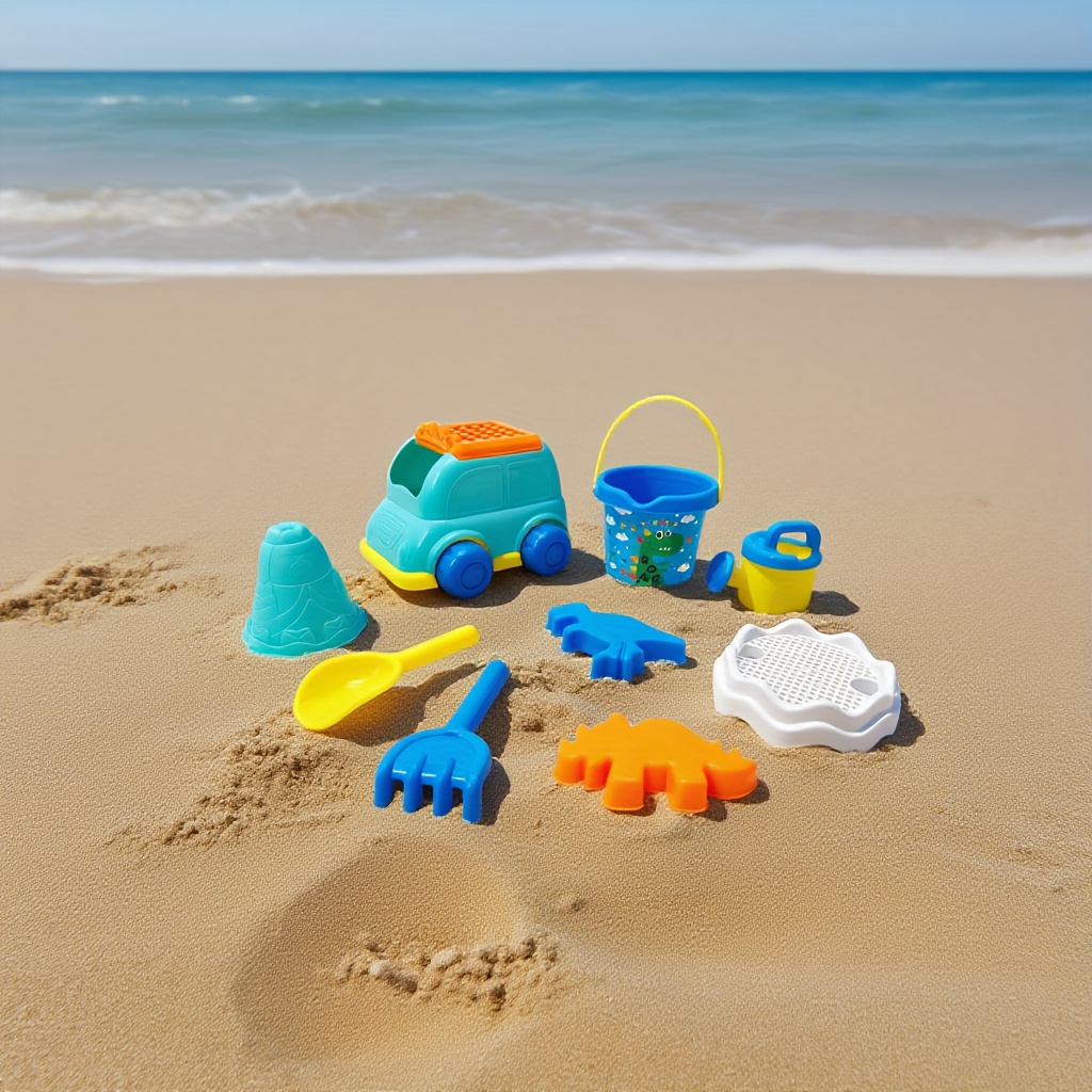 22pcs set/1pc beach bucketbeach toy set multiple accessories day