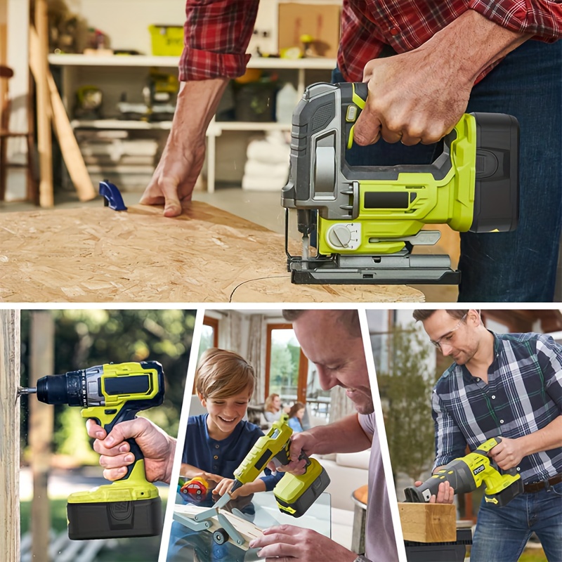 2 ryobi 18v battery 5 0ah lithium ion rechargeable cells suitable for ryobi p108 battery models p108     p104 p105 p107 p109 p122 cordless tools quick charging batteries with indicator