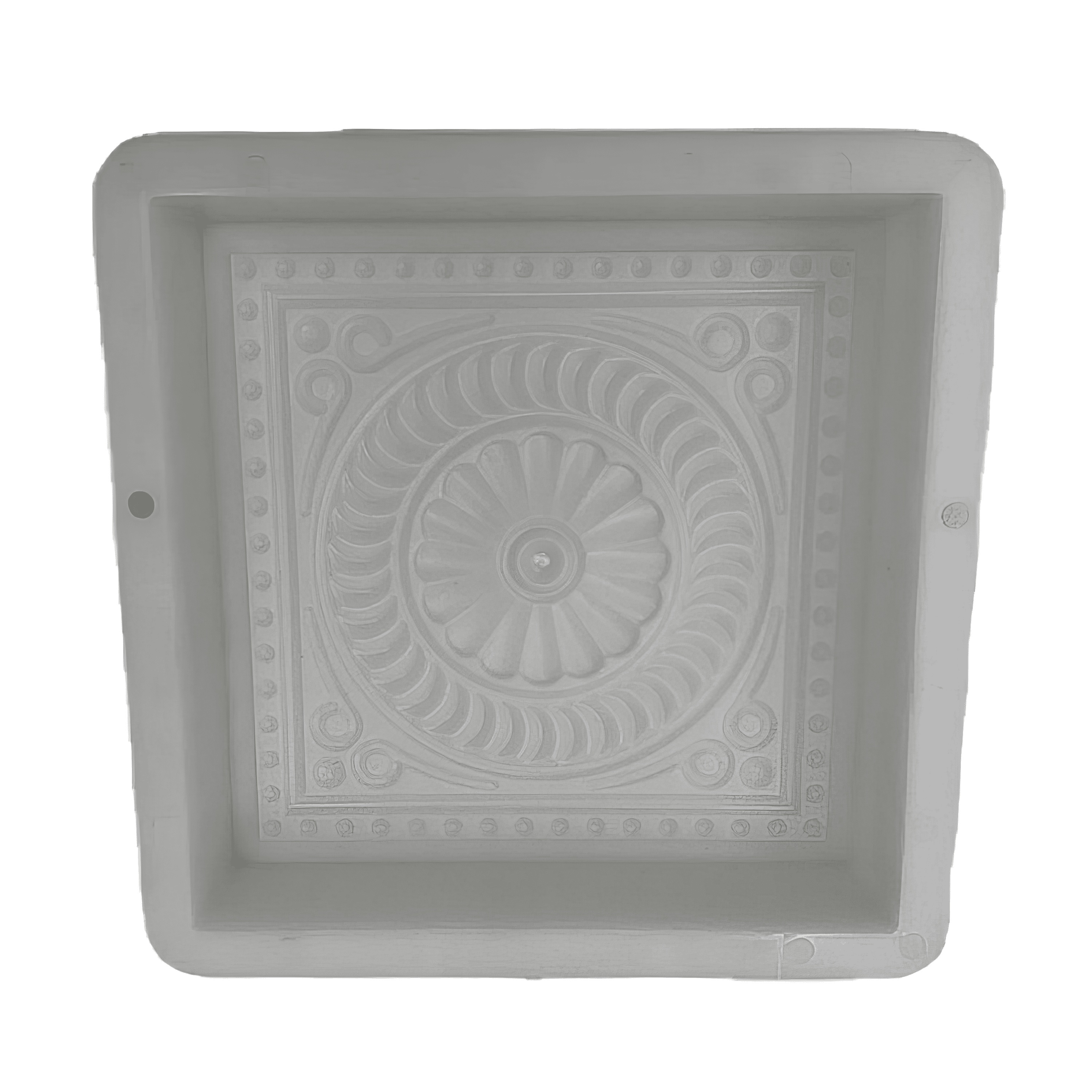 E-shop Wiederverwendbare Zement-Pflastersteinform | 30x30x6,4cm Blütenblatt-Design | Fähigkeitsfreies Heimwerken für Gartenwege | Format mit