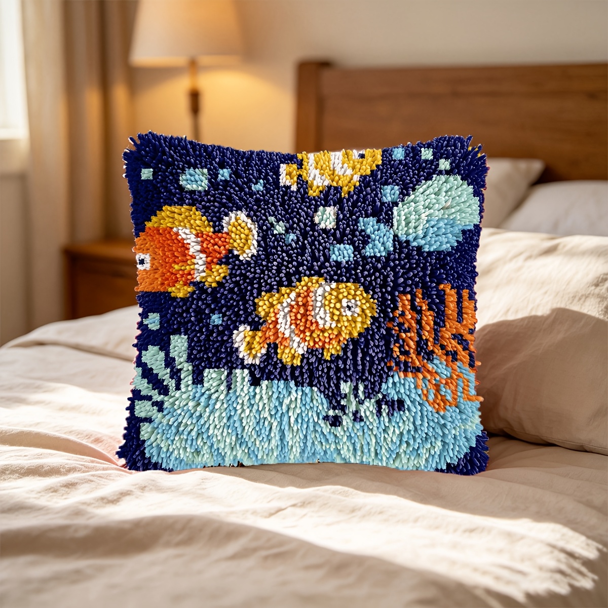 Under The Sea Little Fish Theme Hook Lock Kit, Printed Canvas Tapestry