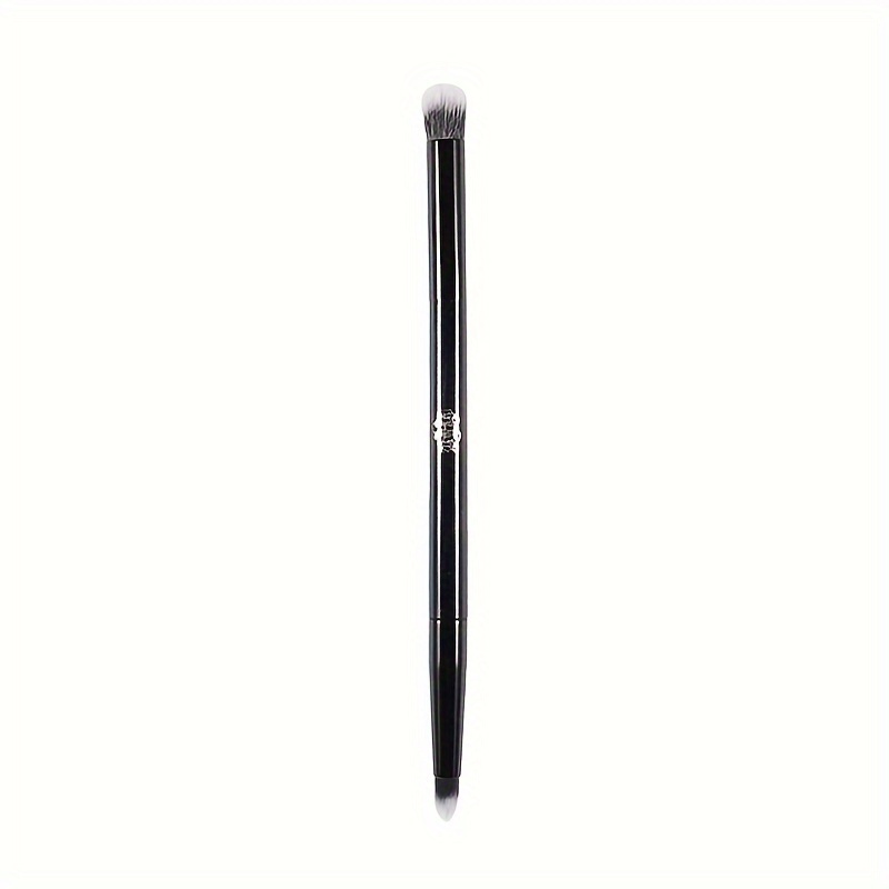 

1pc Kat -24 Pinceau de Maquillage à Double Tête Pinceau à Ombre à Paupières Pinceau Correcteur en Fibre Douce Manche Noir Élégant Marque Pinceau de Maquillage pour Femmes