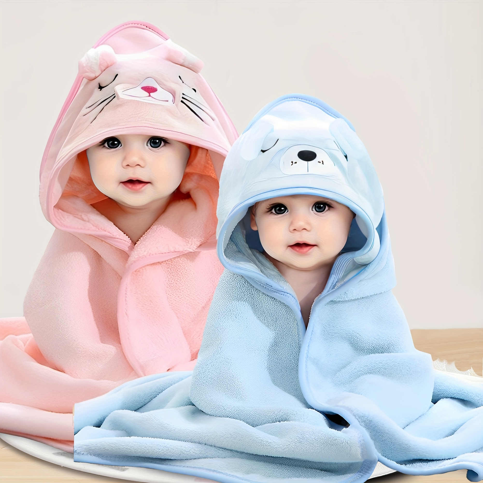 Towel Sets Kids Personalized Bath Towels 2pcs Custom Embroidered