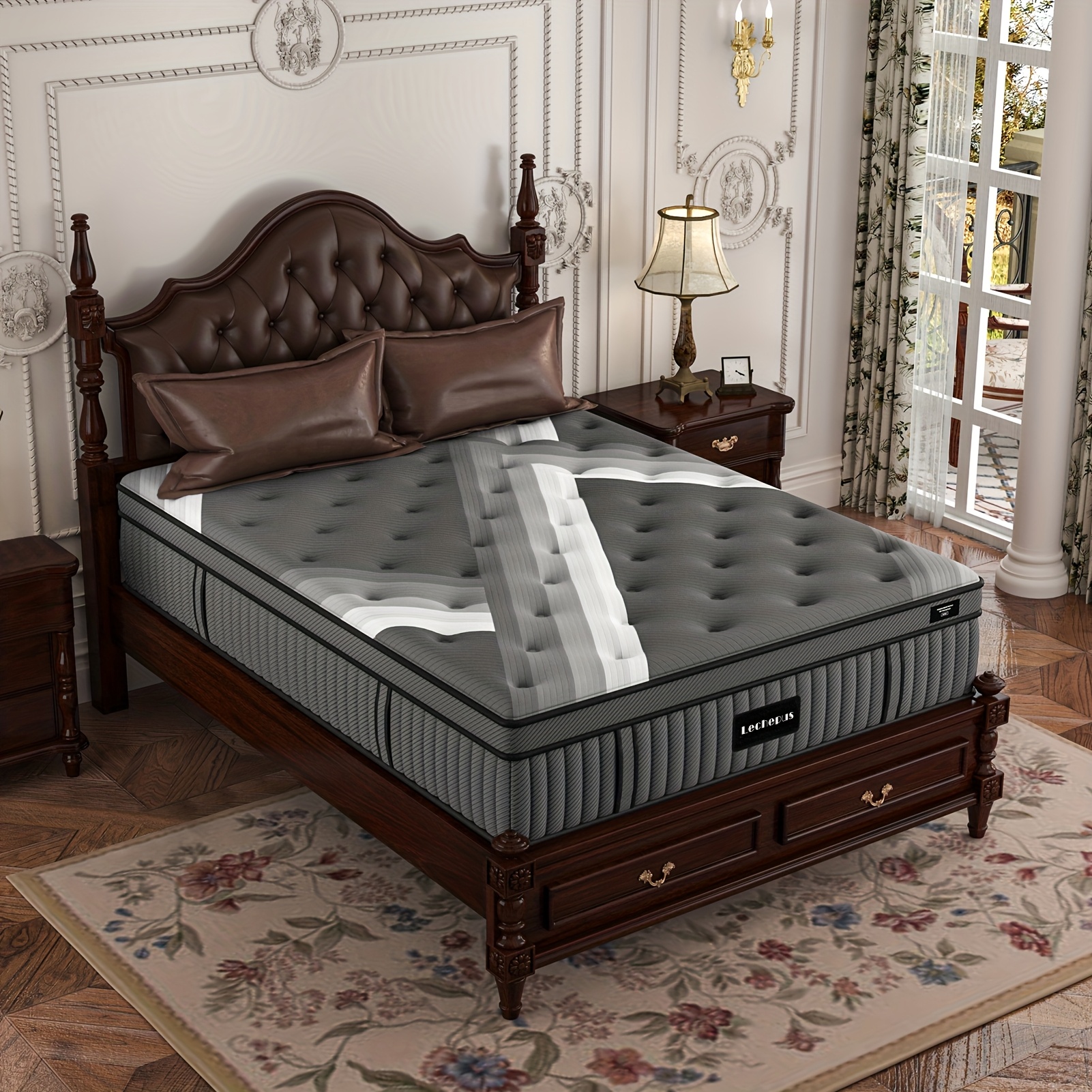 Lechepus Supportive Memory Foam Hybrid Mattress