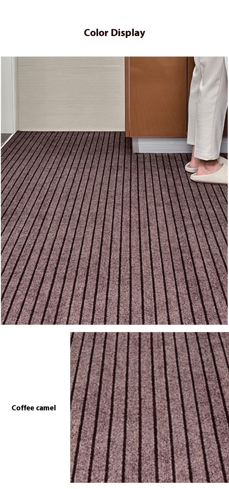   stripes carpet for home kitchen and bathroom commercial large area door mat hotel   and stair foot mat anti slip details 3