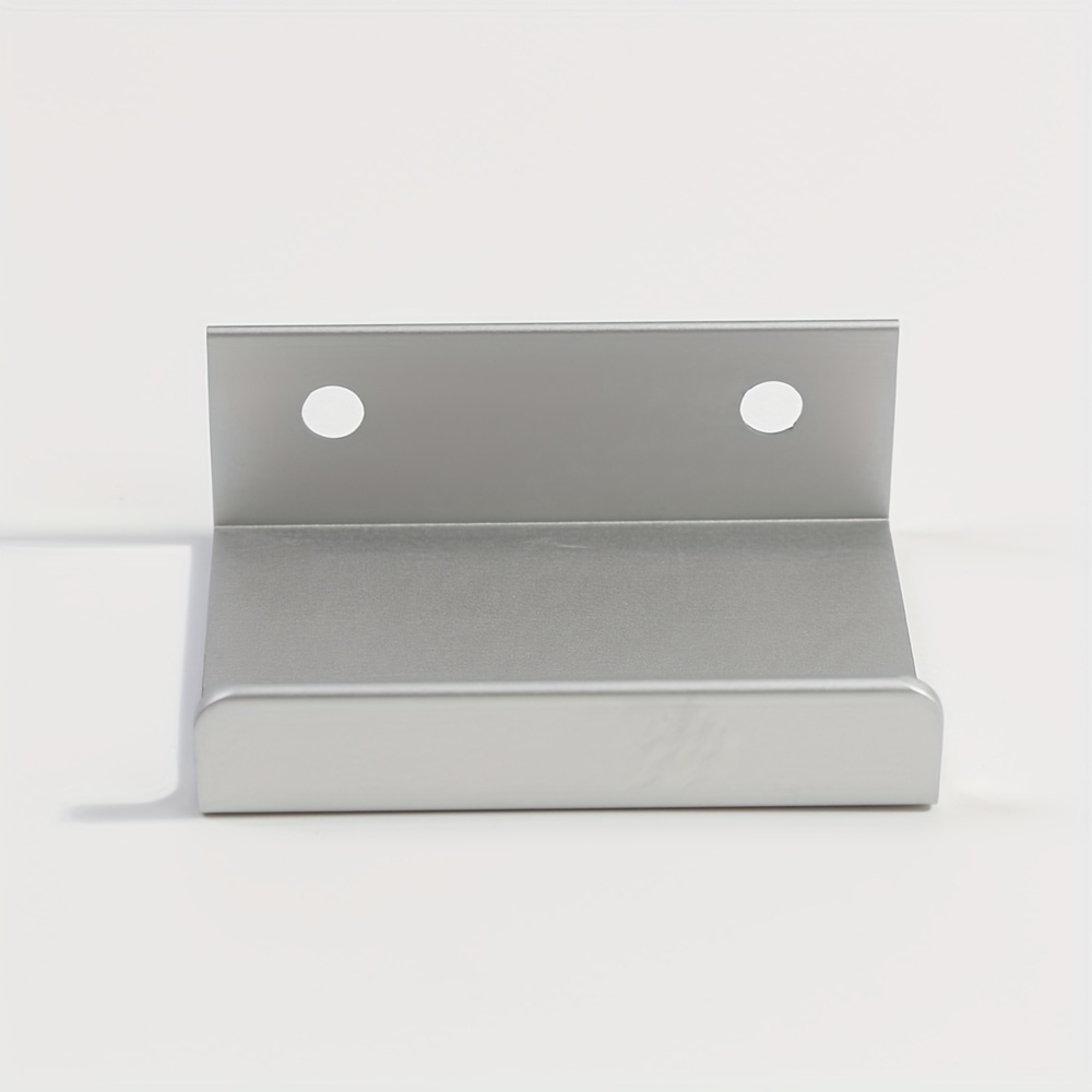 A Sturdy Embedded Edge Pull Handle For Cabinets, Drawers, And Doors, Made Of Alloy For Interior Furniture Decoration