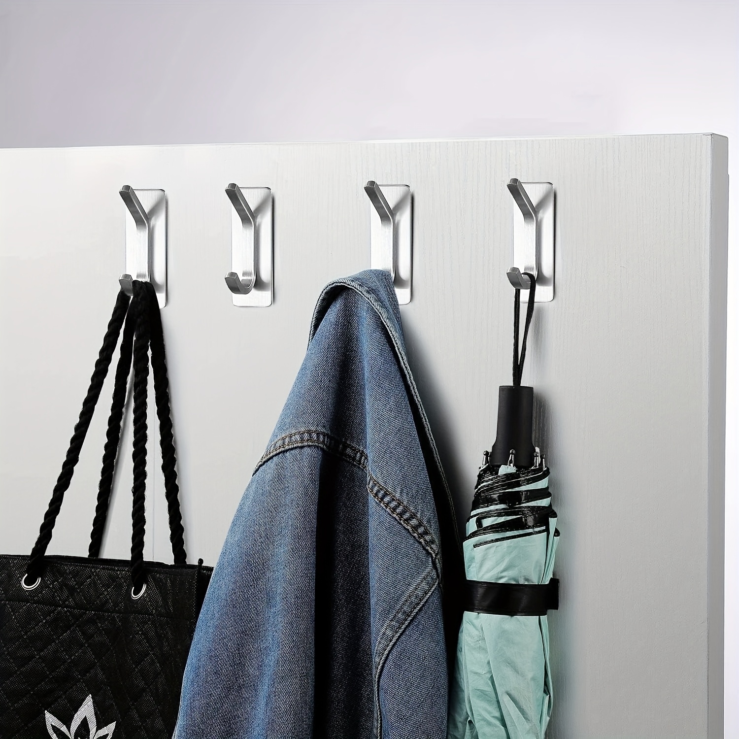 No Drilling Required, Adhesive Hook, Clothes, Towels, Bath Towels,... product image 7