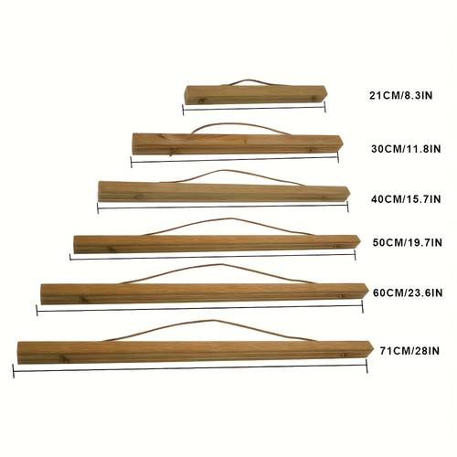 easels 1pc magnetic poster hanger frame easels canvas painting frames wooden magnet print posters scroll hanger hangers hanging kit for walls map canvas artwork 12x16 16x24 30x40 40x60 40x50cm
