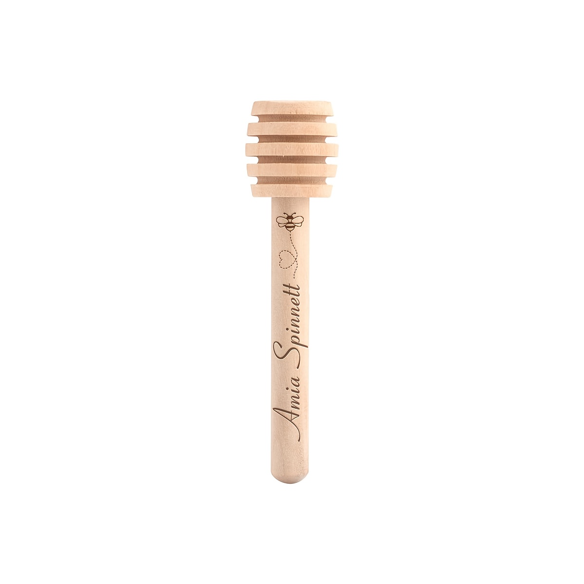 TEMU 10pcs Dookebws Honey Spoons - Personalized Engraved Mini Spoons Suitable For Wedding Favors, -themed Gifts, Honey Jar Stirrers, For Home Kitchen