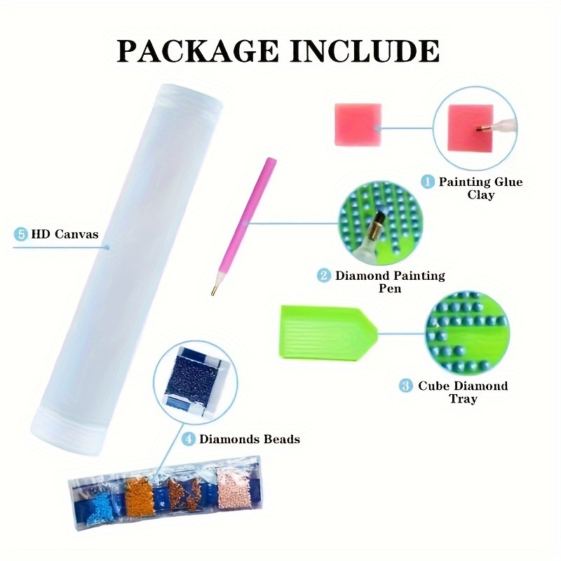 Floral 5d Diamond Painting Kit Acrylic Gemstone Art Temu