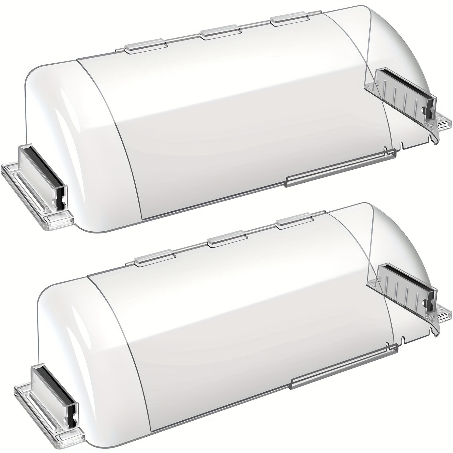 TEMU 2pcs Adjustable Vent Deflectors, Duct Deflectors, Magnetic Floor Vent Covers For Air Conditioners, Wall And Ceiling Vents