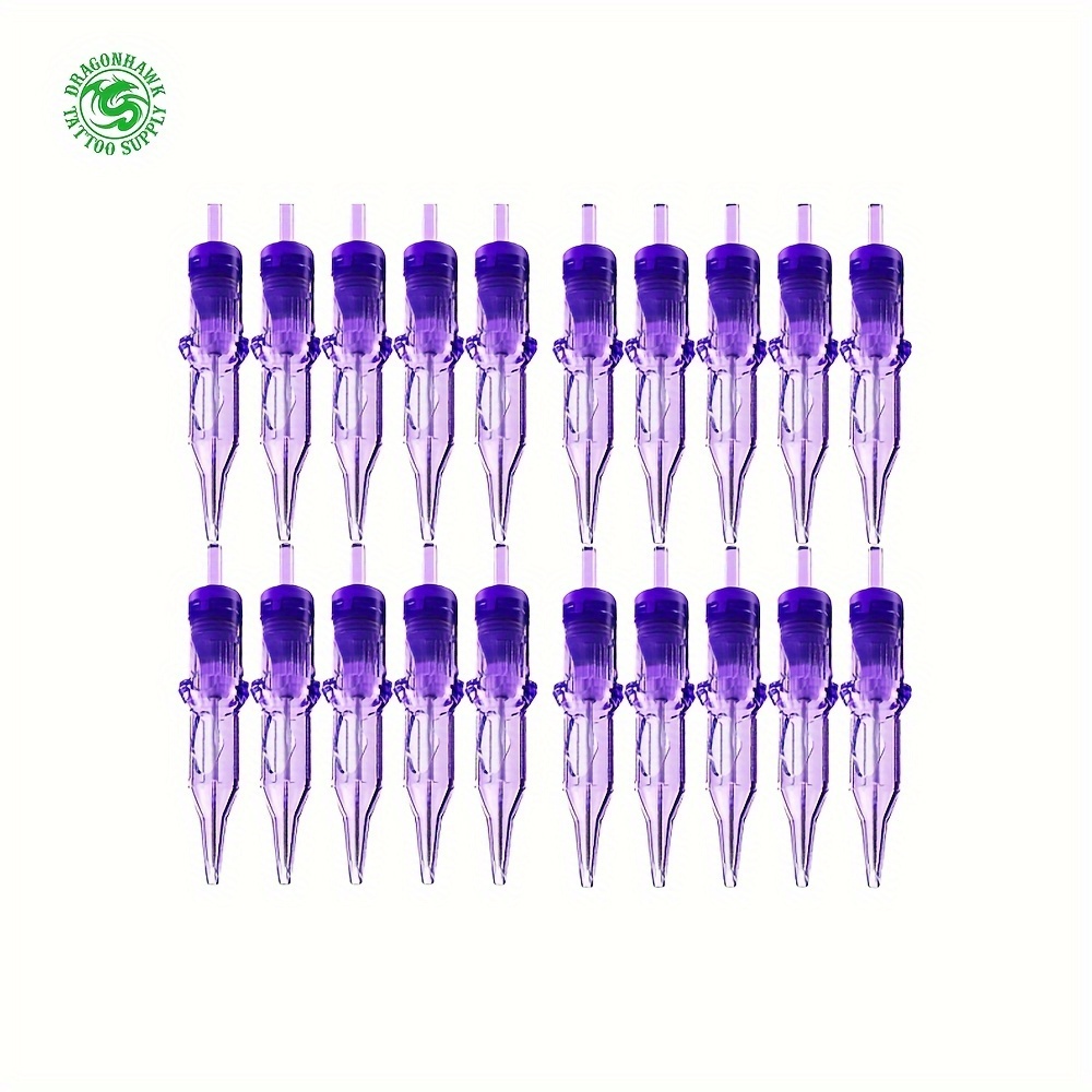 

20pcs/set Disposable Tattoo Pro Cartridge Needles - Standard Size Round Liner For Tattoo Artists And Beginners - High-quality Body Art Design For Tattoo Supplies