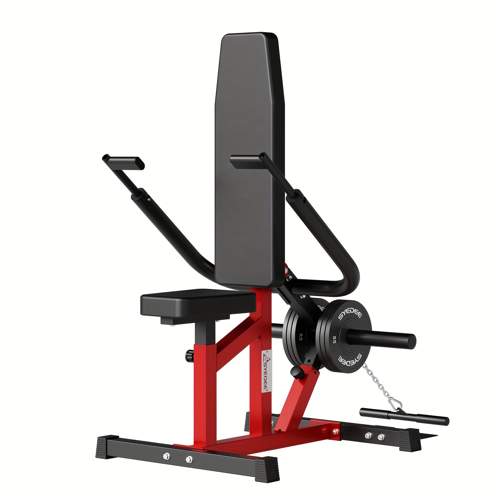 

2 In 1 Dip Machine, & Workout With Plate-loadable Cable Bar - Supports 400lbs, Ideal For Chest & Press, , 180 ° Rotatable Grip.