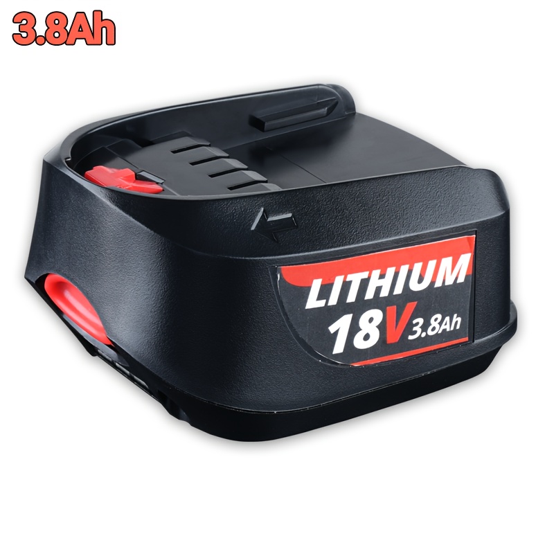 E-shop 1er Pack 18V 3.8Ah PBA BSL1805C PBA18 Lithium 18V Ersatzakku kompatibel mit Heim- & Gartengeräten, für PBA, PSB, PSR, PST, AL1830CV, AL1810CV