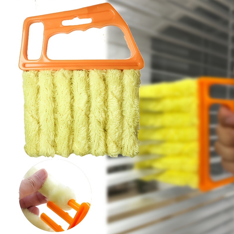Microfiber Cleaning Brush with Soft Plush Bristles, Multi-Functional