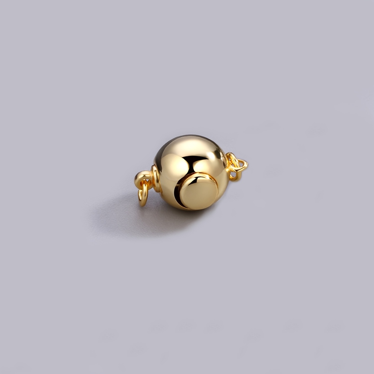 E-shop 1 Stück Edelstahl 18k vergoldeter Kugelverschluss, Steckerverschluss, Armbandverschluss, Schmuckverschluss, DIY Schmuckzubehör
