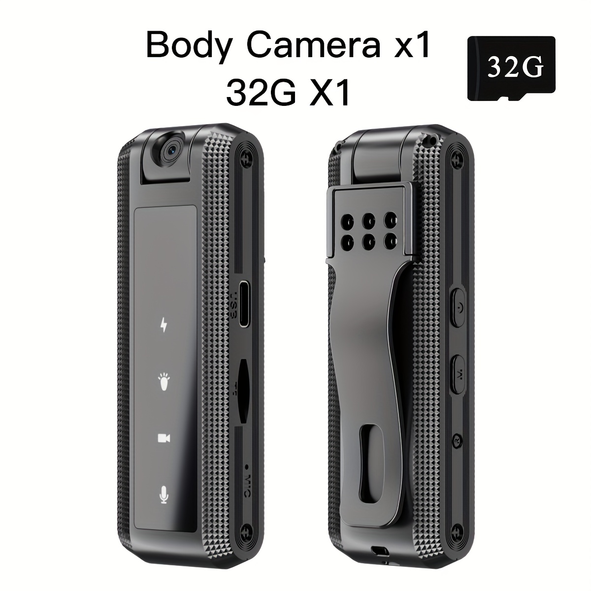 Mini cámara digital moderna y práctica, grabación rápida de videos, audio y reuniones, función de visión nocturna, tarjeta TF, operación sencilla, ideal para juegos y vlogs