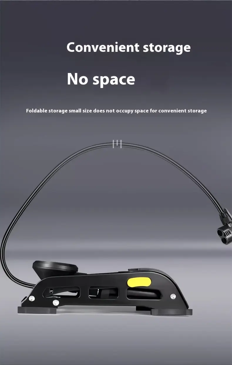 high pressure 190 psi pump with pressure gauge portable air pump for car motorcycle and bicycle tires suitable for bicycles basketballs and pool inflatable pump for car tires details 4