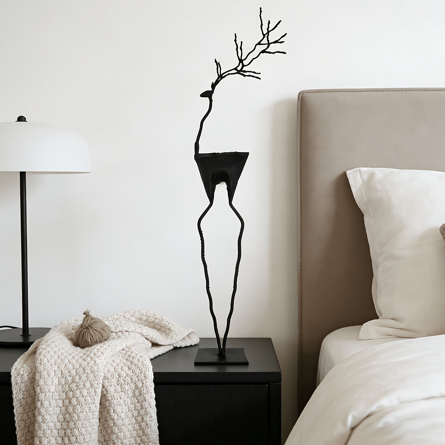 TEMU Christmas Deer Decoration, Home Decor Deer, Yard Art Decoration, Christmas Statue