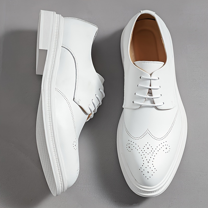 Dress shoes white sole online