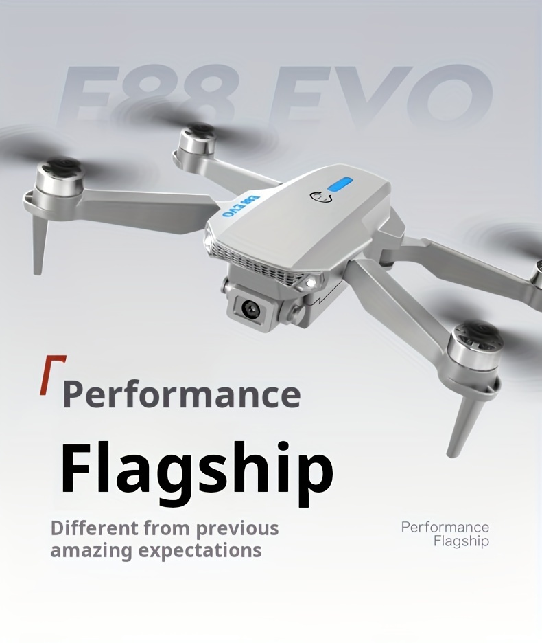 e88 uav 4k hd aerial photography obstacle avoidance   optical flow positioning long endurance   details 1