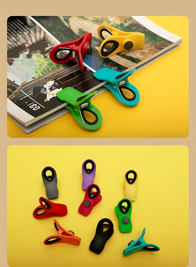 6 10 12pcs food bag sealing clip magnetic refrigerator storage clip household reusable and   airtight clips for   plastic bags and snack bags for   plastic bags and snack bags kitchen organizers and storage kitchen accessories details 6