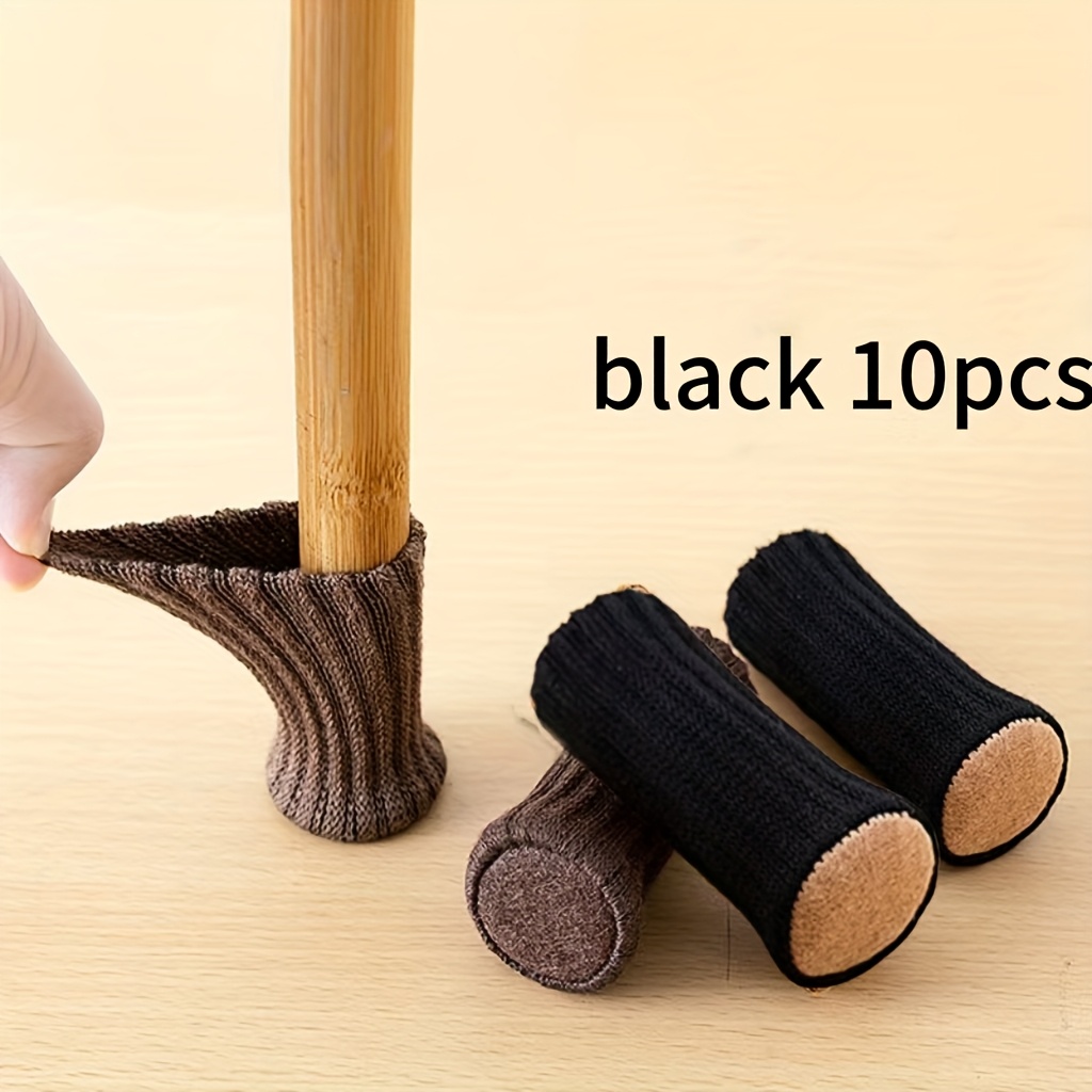 TEMU Lot de 10/20 protège-pieds de chaise robustes avec patins antidérapants - Protecteurs de sol pour meubles, idéaux pour pieds de table en bois de