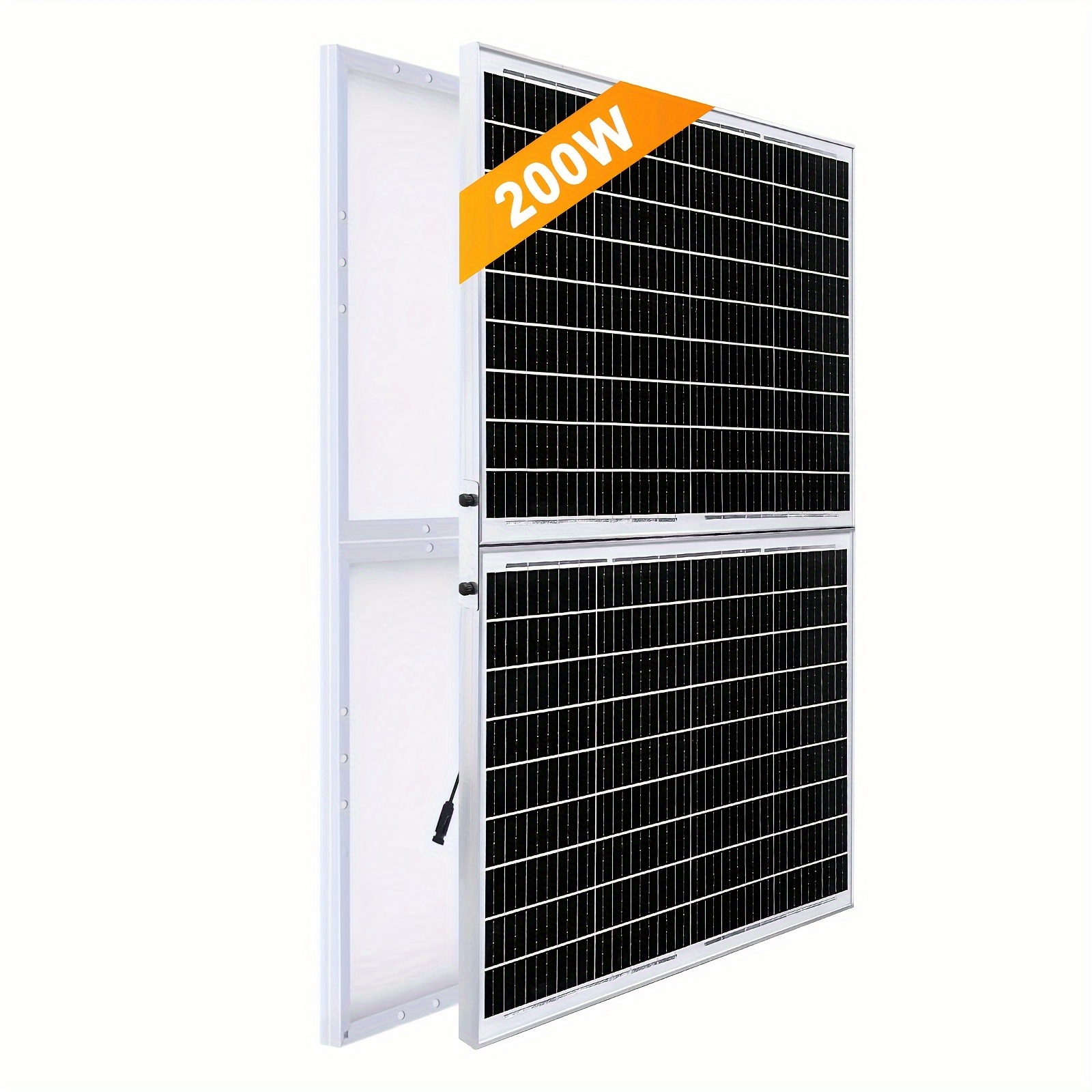 

200w Solar Photovoltaic Panels, Insulated Material, No Electricity Required, For Rv Boat Trailer Off-grid