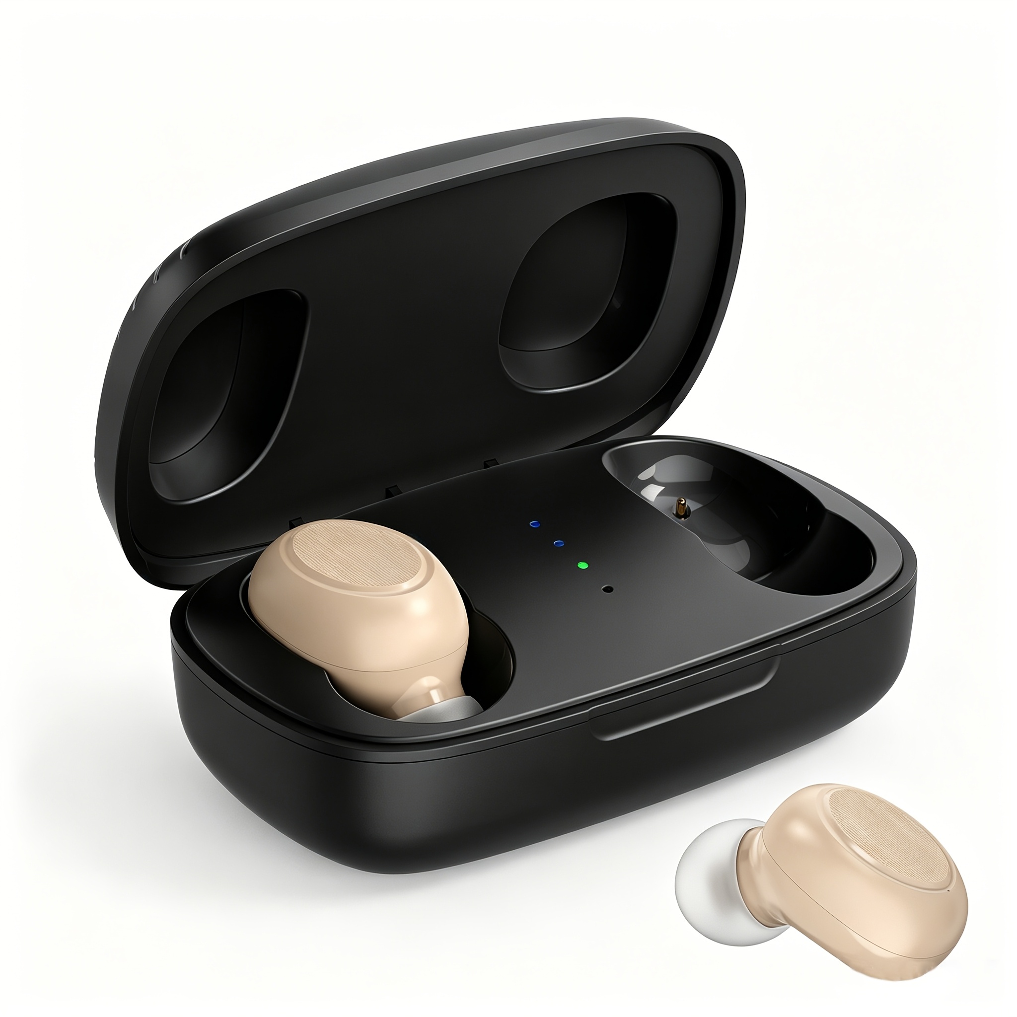 item picture in ear hearing amplifier modern   fashionable    s  b charging adj table volume high definition  