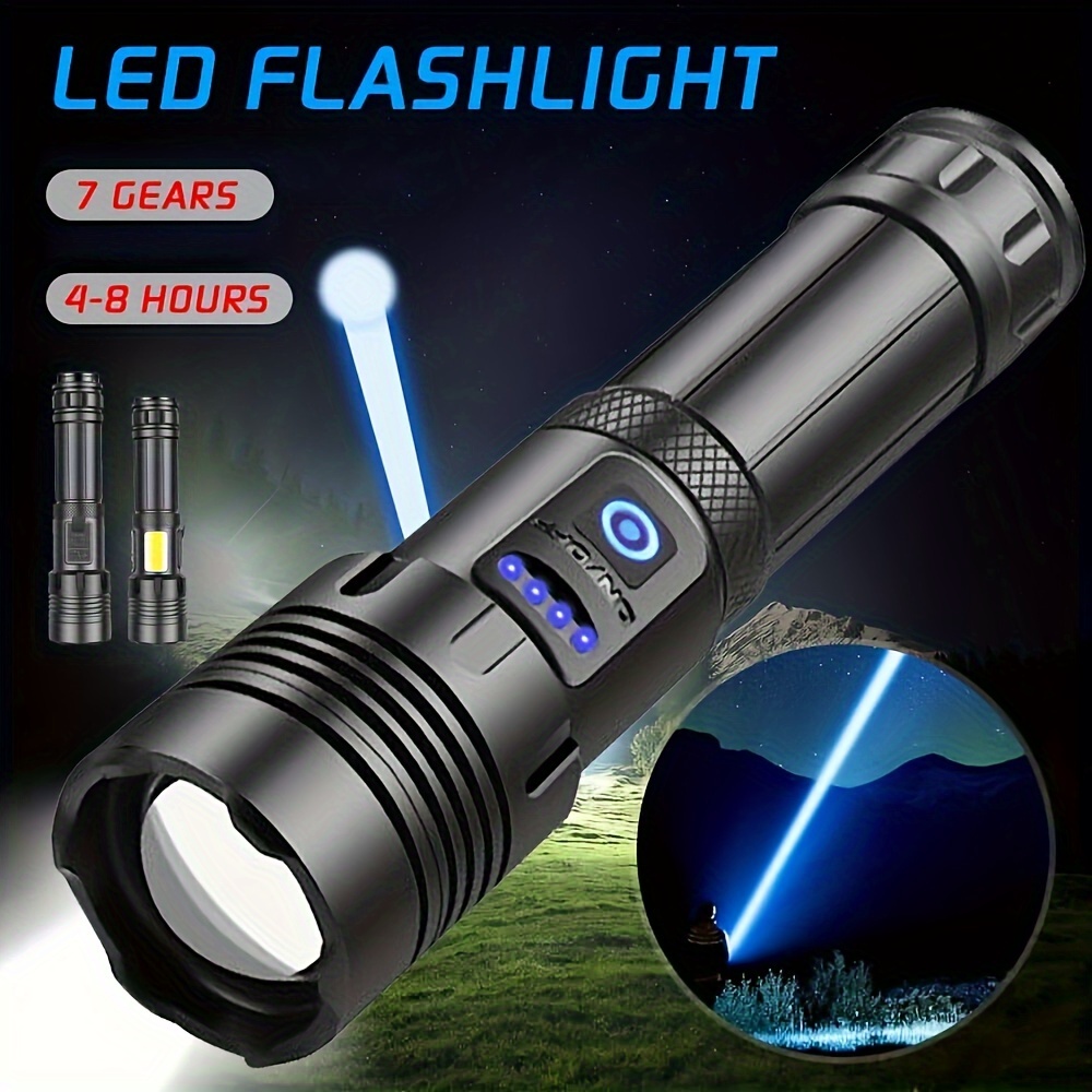 

Rechargeable , Tactical , 7 Led , , For Emergencies, Camping,