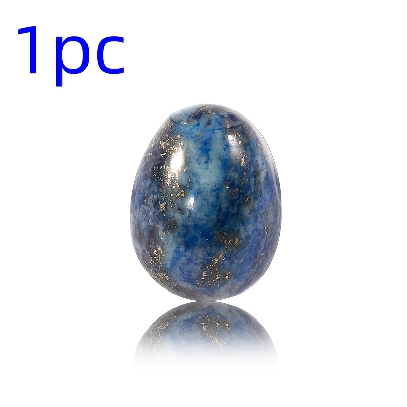 Jxmyba 1/2/3pcs Natural Gemstone Egg - Handcrafted And Polished Egg Stone, Crystal Pocket Protector, Beautiful Jewelry Embellishments For Decor, Arts And Crafts Presents
