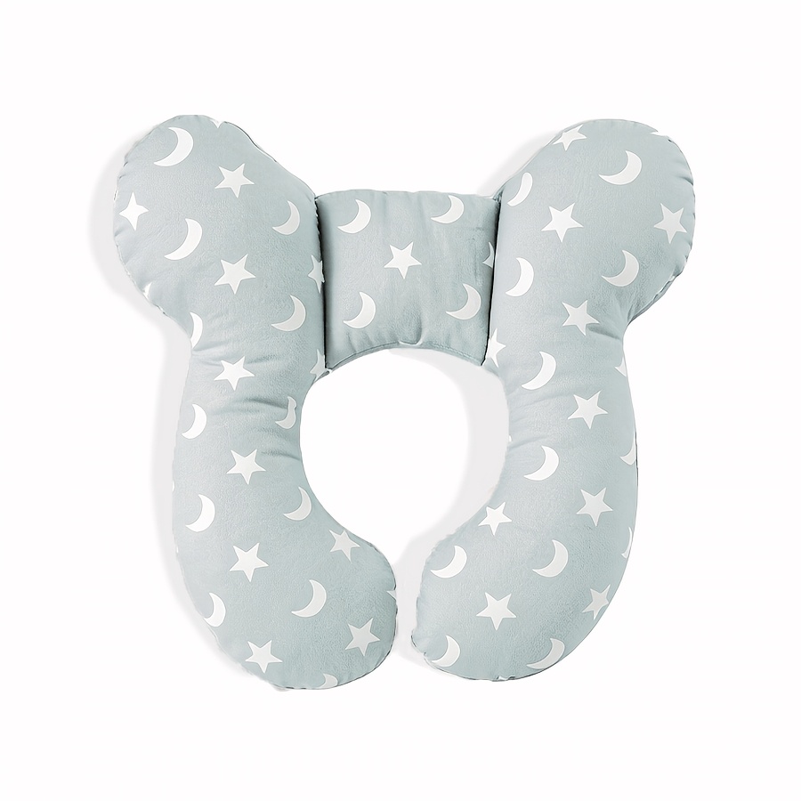 TEMU 1pc Stroller And Car U-shaped Pillow - Provides Snug Neck And Head Support. Soft, Comfortable, And Skin-friendly Fabric. For Making More