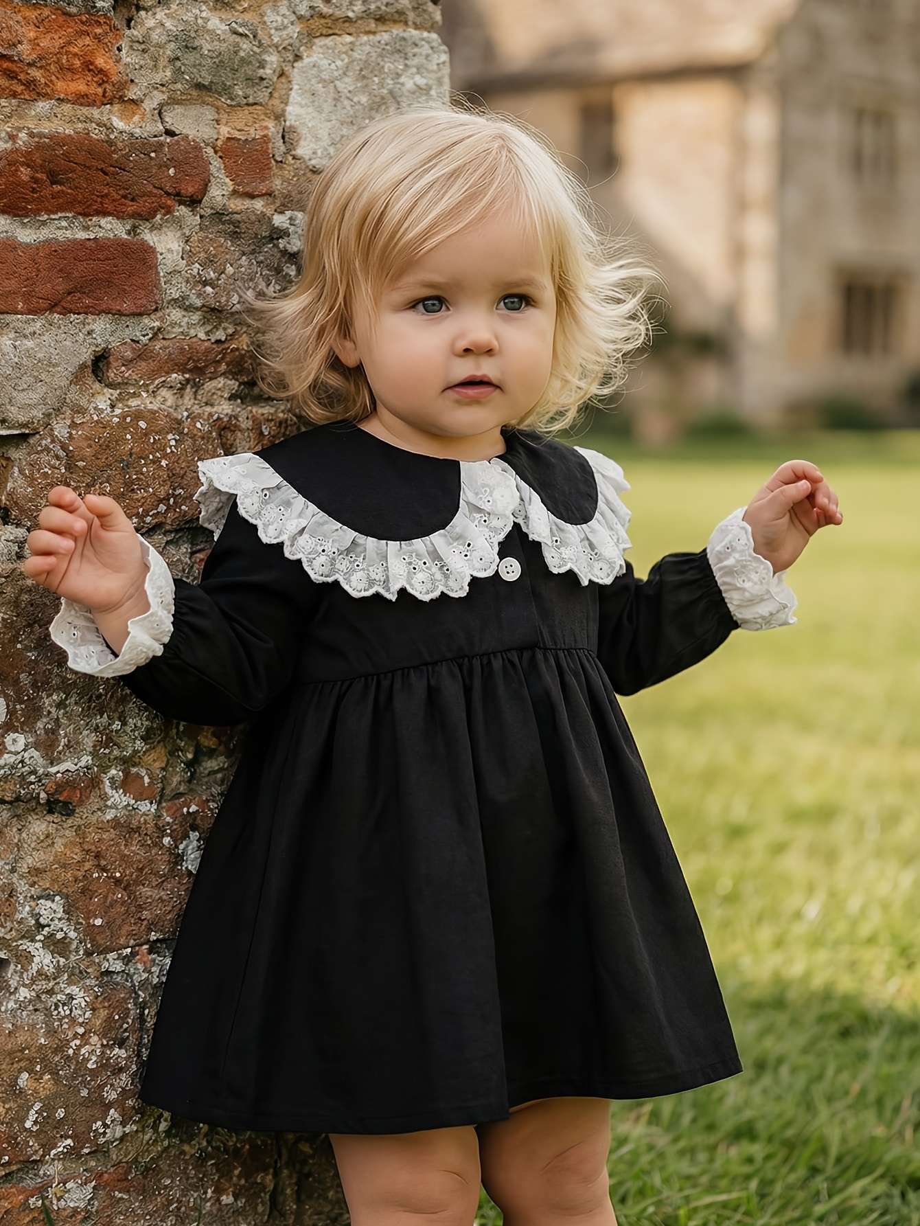 princess polly baby blue dress ASOS LUXE tulle baby doll dress with pearl embellishment in black main image 1