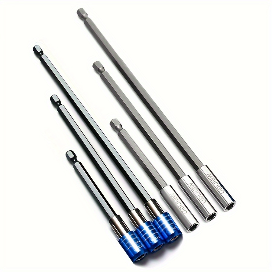 

Weiligu 3-piece Magnetic Bit Holder Extension Bar Set, Alloy Steel, Polished , Anti-corrosion, Drop-proof, Wear-resistant, Hex Shaped For 1/4 Inch Hex Handle Electric Screwdrivers