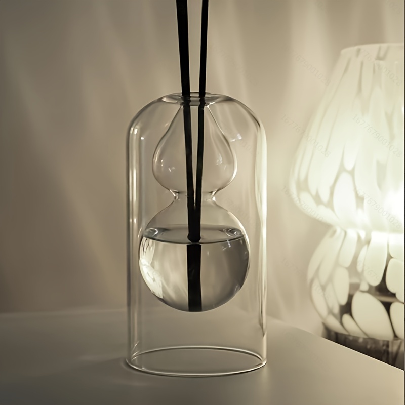 1pc Glass Diffuser Bottle. Essential Oil Diffuser, Easy Modern Home Scented Vase, Home Decor. A Beautiful Aromatic Glass Vase, Suitable For Reed Sticks, Decorative Scent Decoration