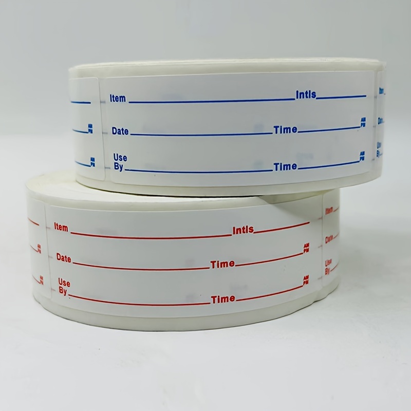 

1 Roll Of Labels, Categorize And Remind Storage Canned Labels, Waterproof And Oil-proof Self-adhesive Labels For Pantry And Lunch Boxes - Kitchen Accessories