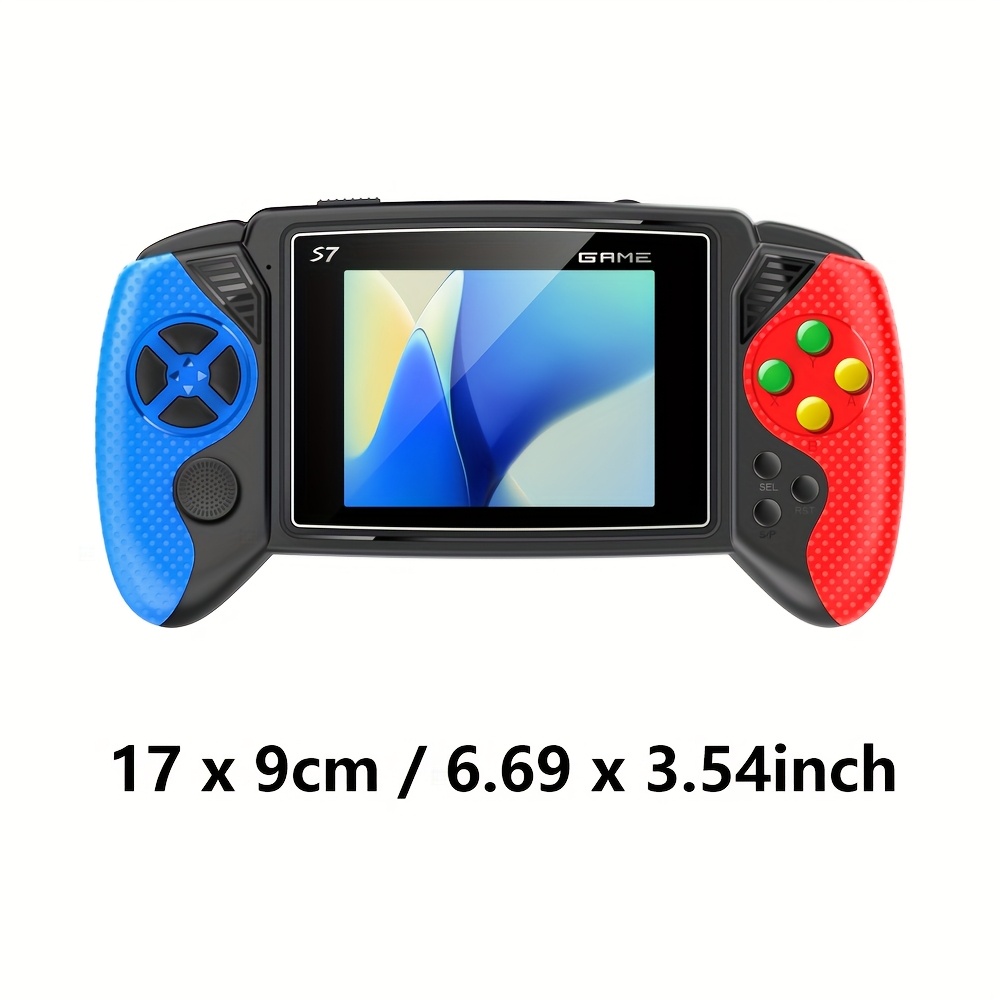 S7 3-inch 8-bit Classic Retro Video Handheld Portable Nostalgic Arcade Mini Game Console Best Gift