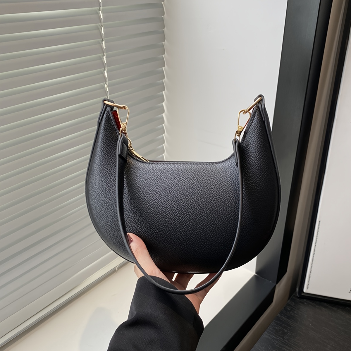 half moon bag sold on Temu United States