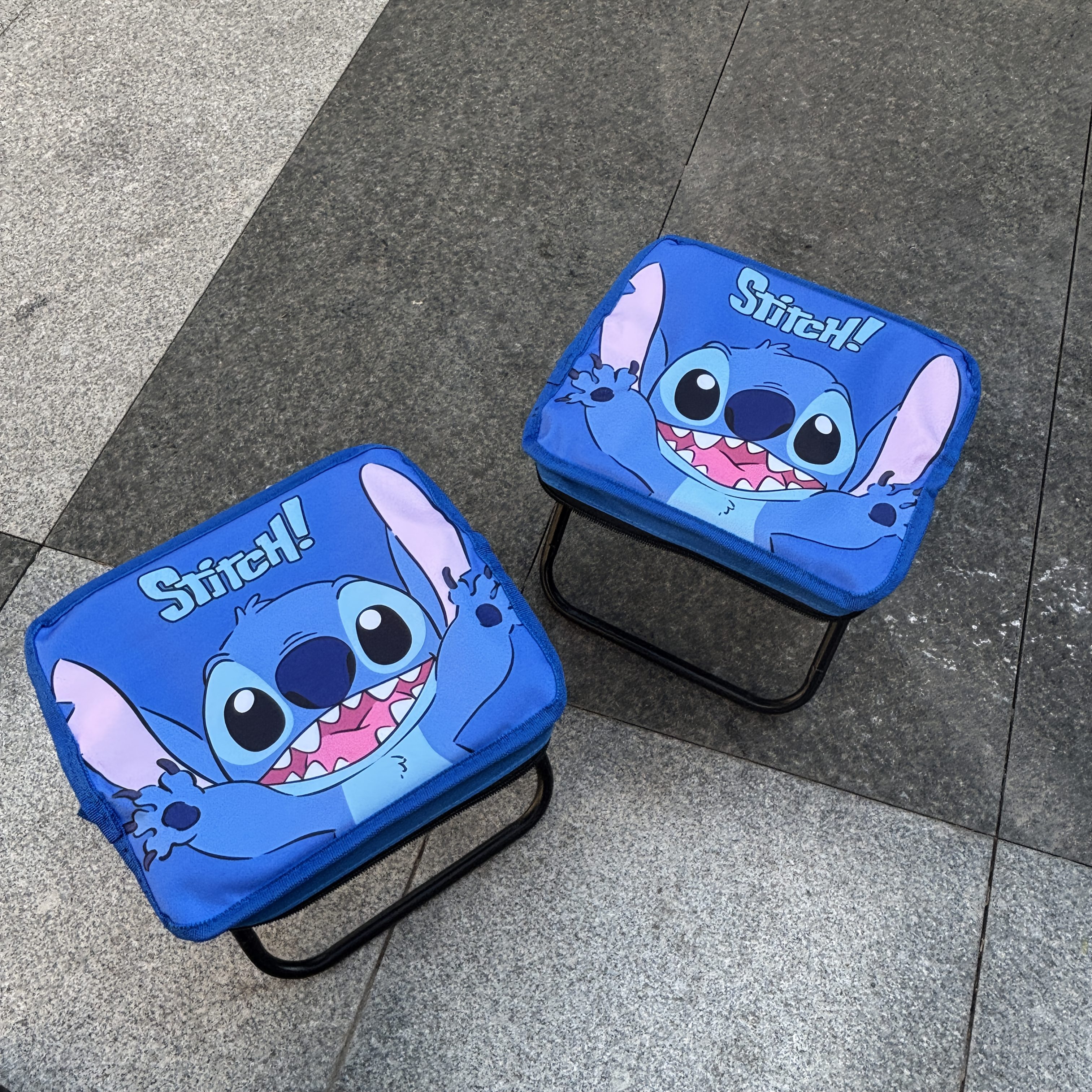 Stitch Foldable Stool - Portable Compact Design
