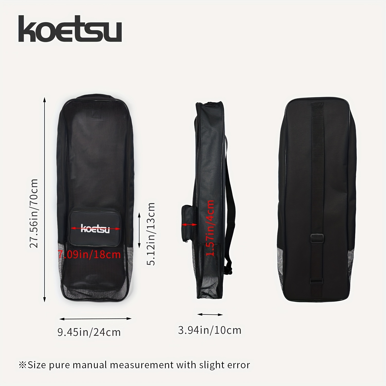 E-shop KOETSU - Die Schnorcheltasche ist ein tragbares Ausrüstungsset, speziell für Schnorchelbegeisterte entwickelt. Sie macht das Erkunden der